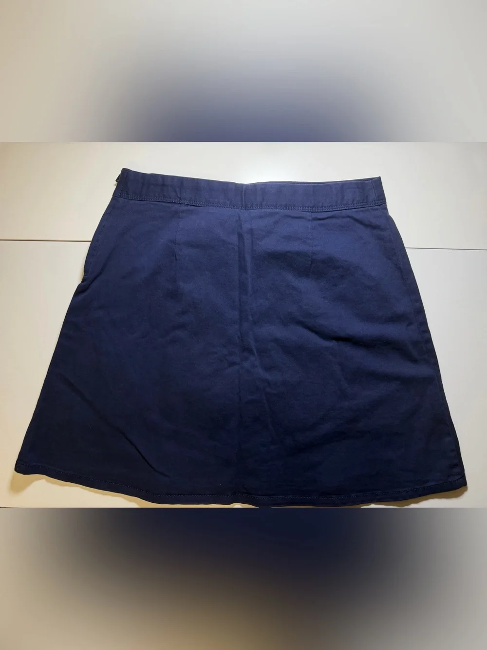 Children’s Place Navy Blue‎ Women's Skirt with Buttons 16 Slim Kids Uniform